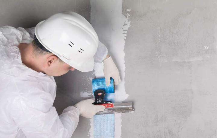 Une finition soignée des travaux de plâtrerie